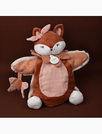 Doudou marionnette renard 25 cm