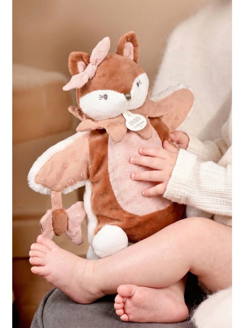 Doudou marionnette renard 25 cm - Kiabi