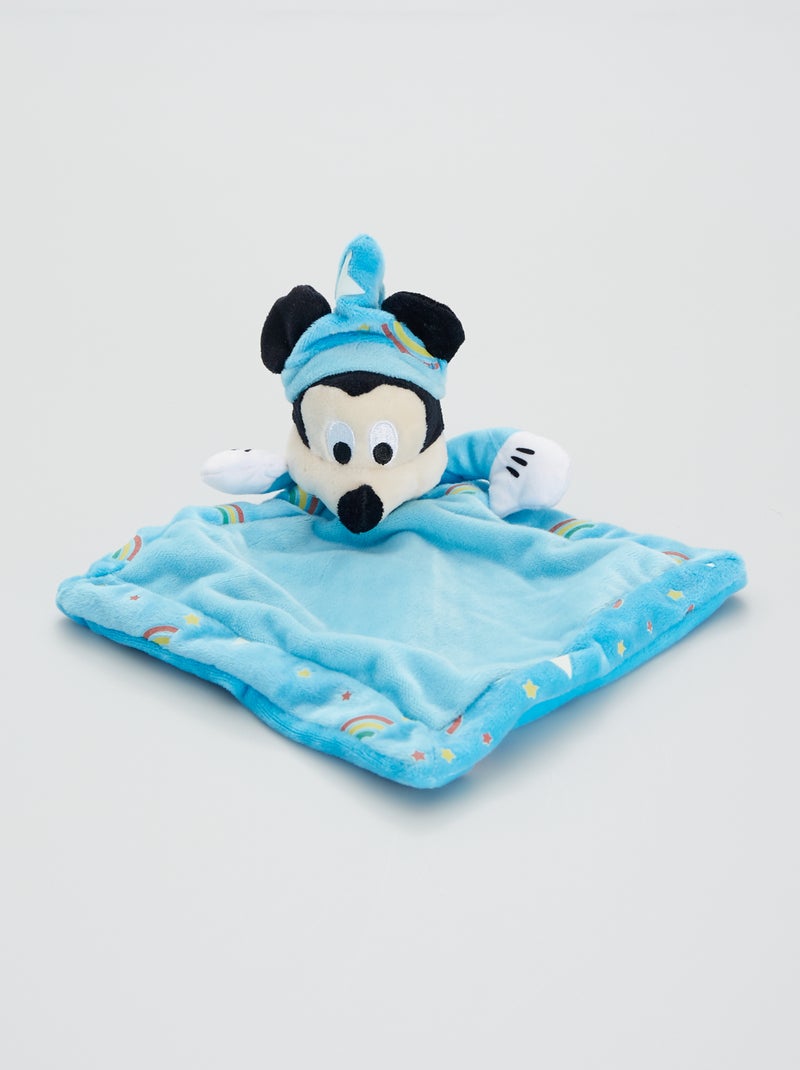Doudou 'Mickey' phosphorescent bleu - Kiabi