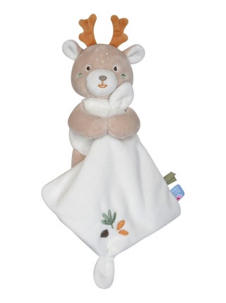 DOUDOU MOUCHOIR CERF VELOURS DOUX