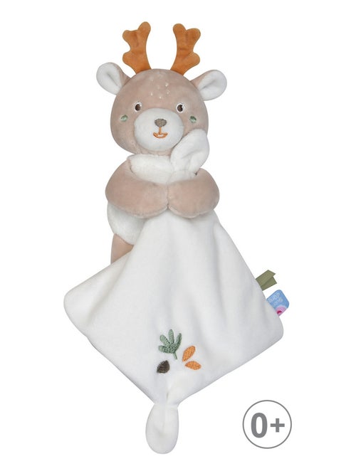 DOUDOU MOUCHOIR CERF VELOURS DOUX - Kiabi