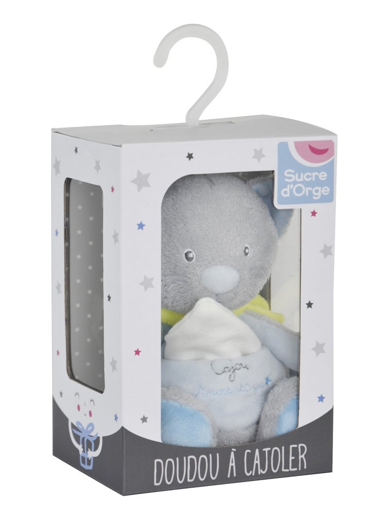 DOUDOU MOUCHOIR CHAT Bleu - Kiabi