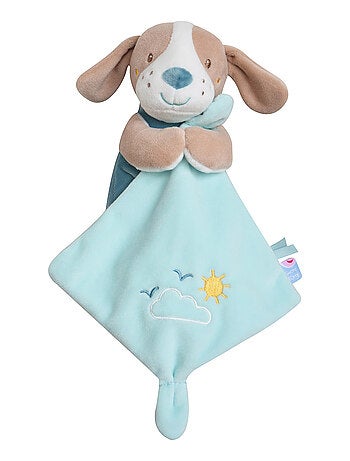 DOUDOU MOUCHOIR CHIEN VELOURS DOUX