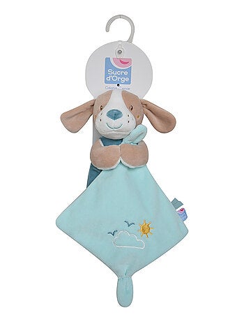 DOUDOU MOUCHOIR CHIEN VELOURS DOUX