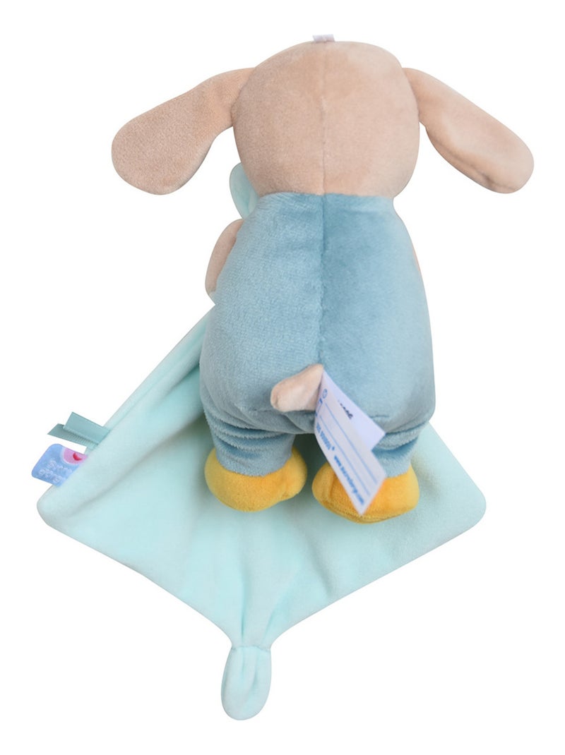 DOUDOU MOUCHOIR CHIEN VELOURS DOUX Vert - Kiabi