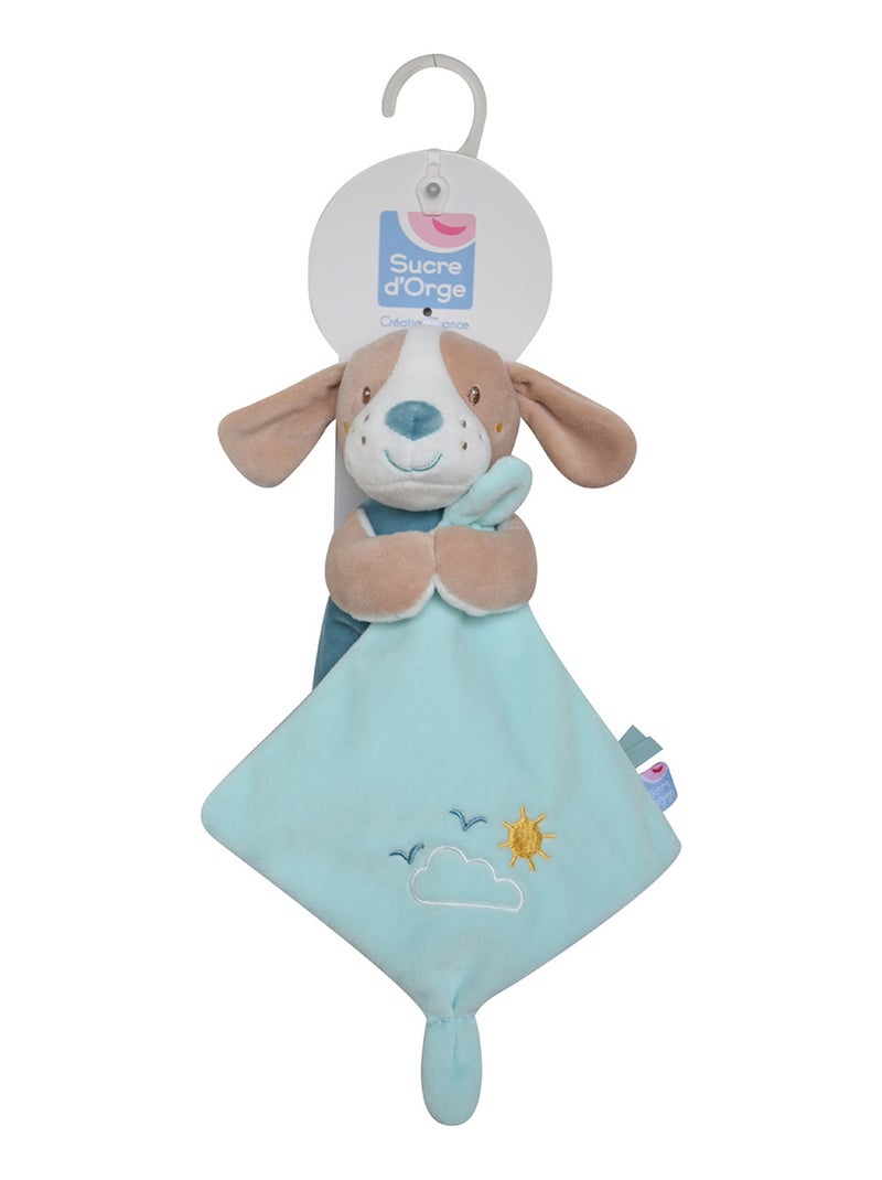 DOUDOU MOUCHOIR CHIEN VELOURS DOUX Vert - Kiabi