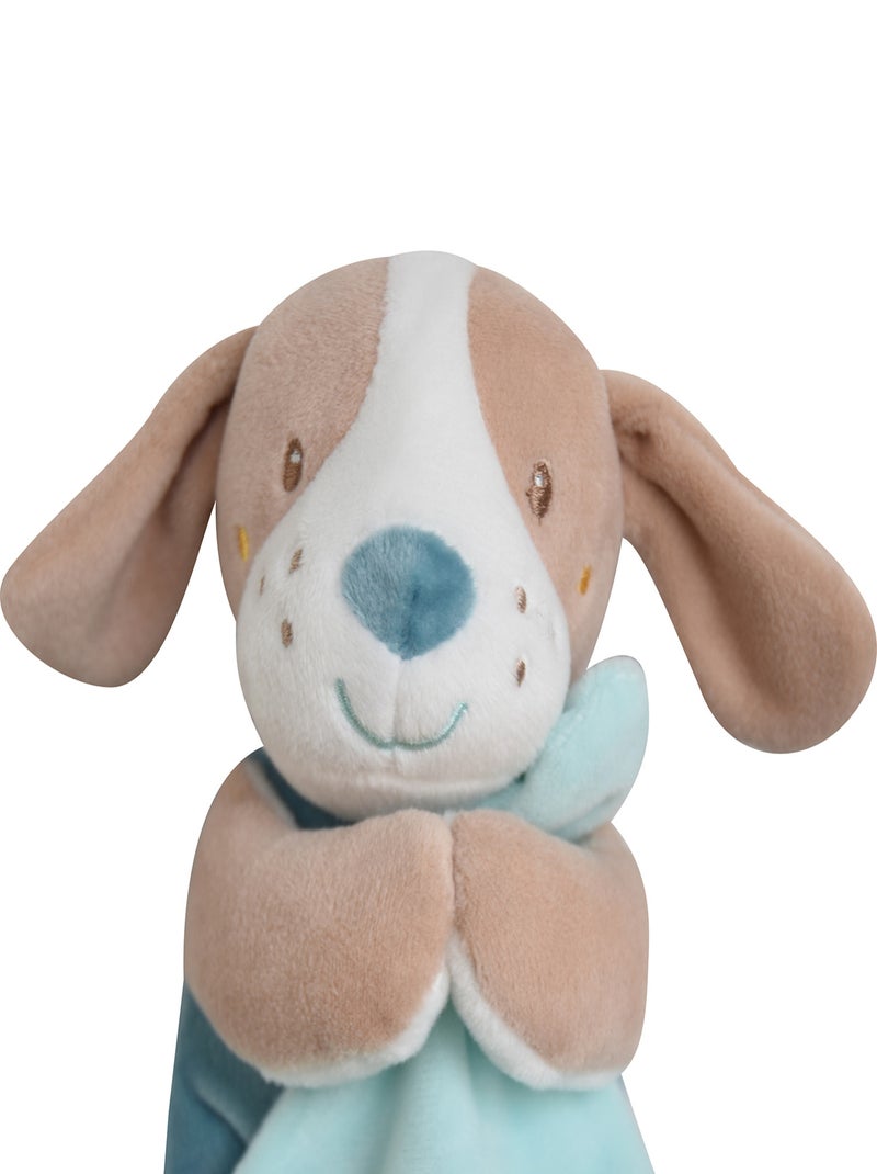DOUDOU MOUCHOIR CHIEN VELOURS DOUX Vert - Kiabi