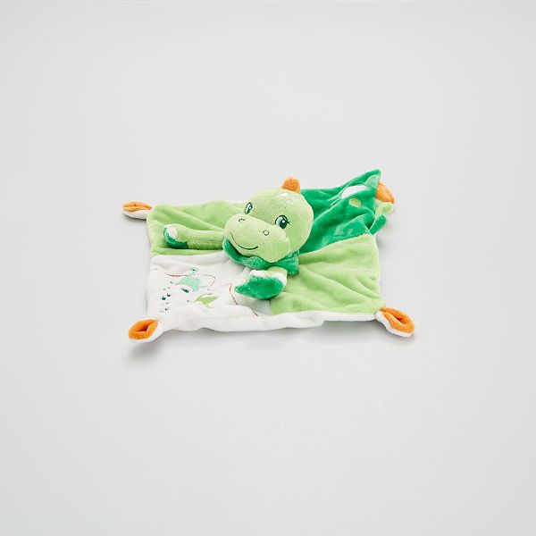 Doudou Mouchoir Dinosaure Bebe Garcon Dino Kiabi 8 00