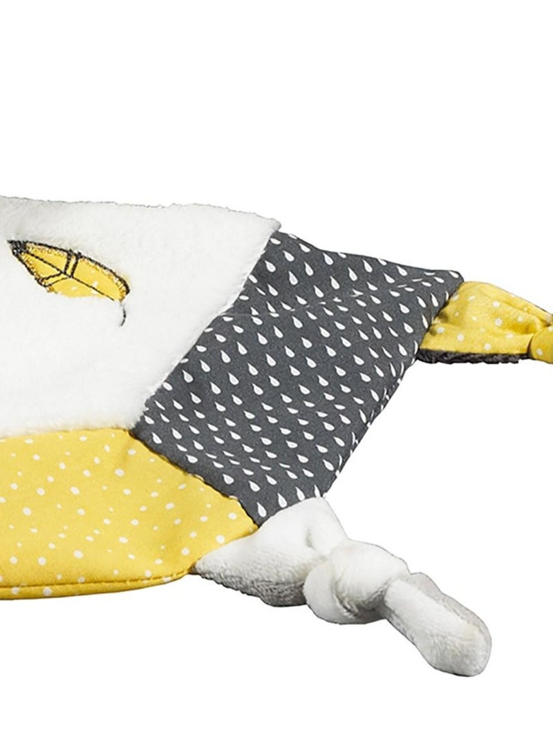 Doudou mouchoir Eléphant en velours - SAUTHON Gris - Kiabi