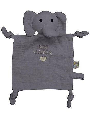 Doudou mouchoir éléphant Les Chatounets