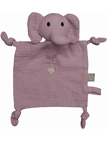 Doudou mouchoir éléphant Les Chatounets