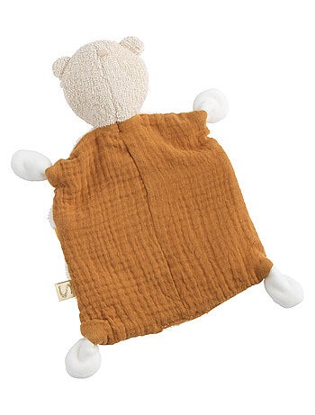 Doudou mouchoir en coton bio - SAUTHON