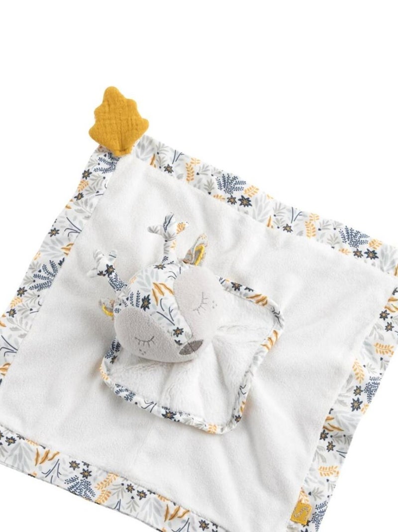 Doudou mouchoir en velours - Blanc - Kiabi