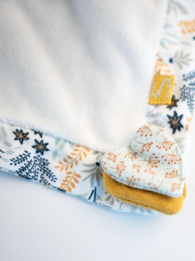 Doudou mouchoir en velours - Blanc - Kiabi