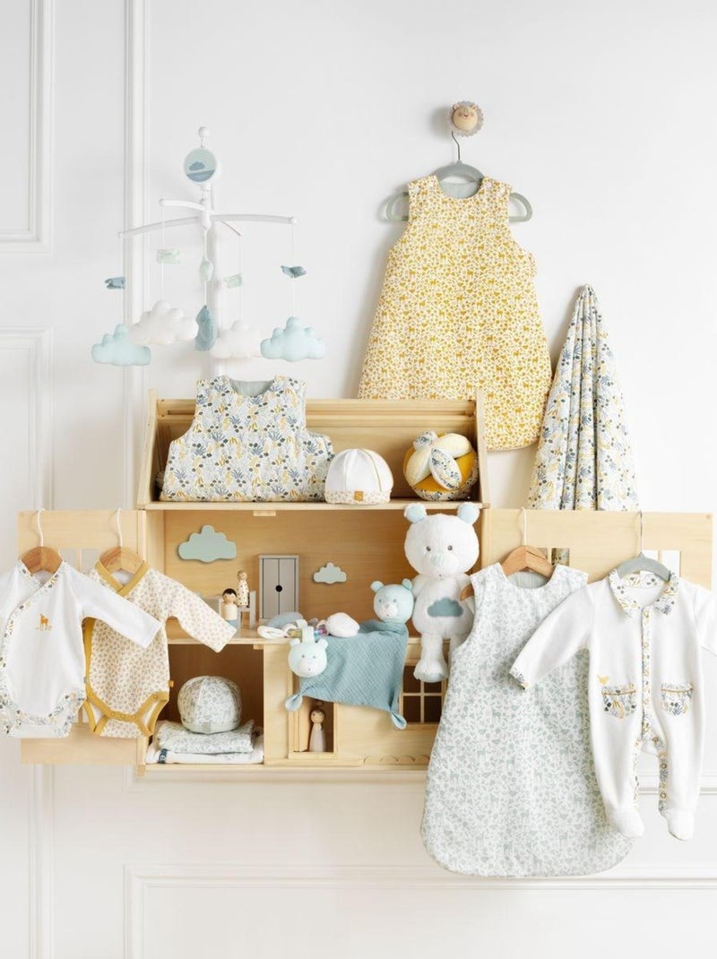 Doudou mouchoir en velours - SAUTHON Blanc - Kiabi