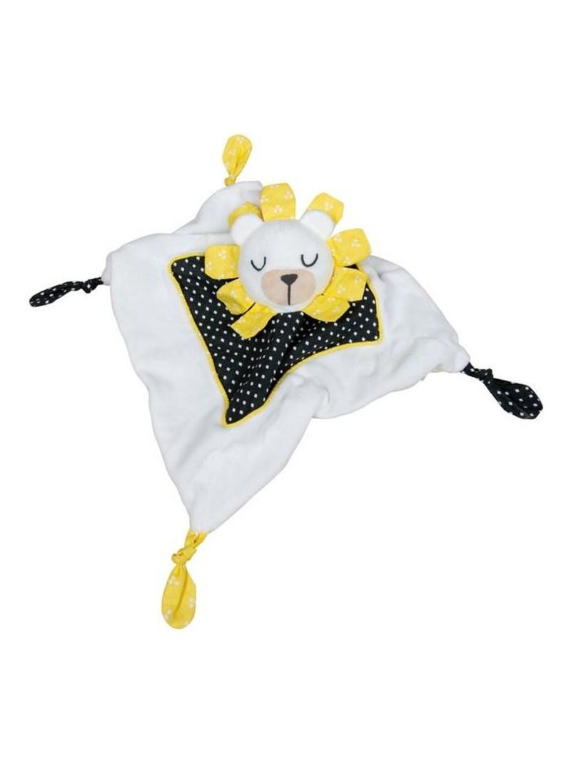 Doudou mouchoir en velours - SAUTHON Blanc - Kiabi
