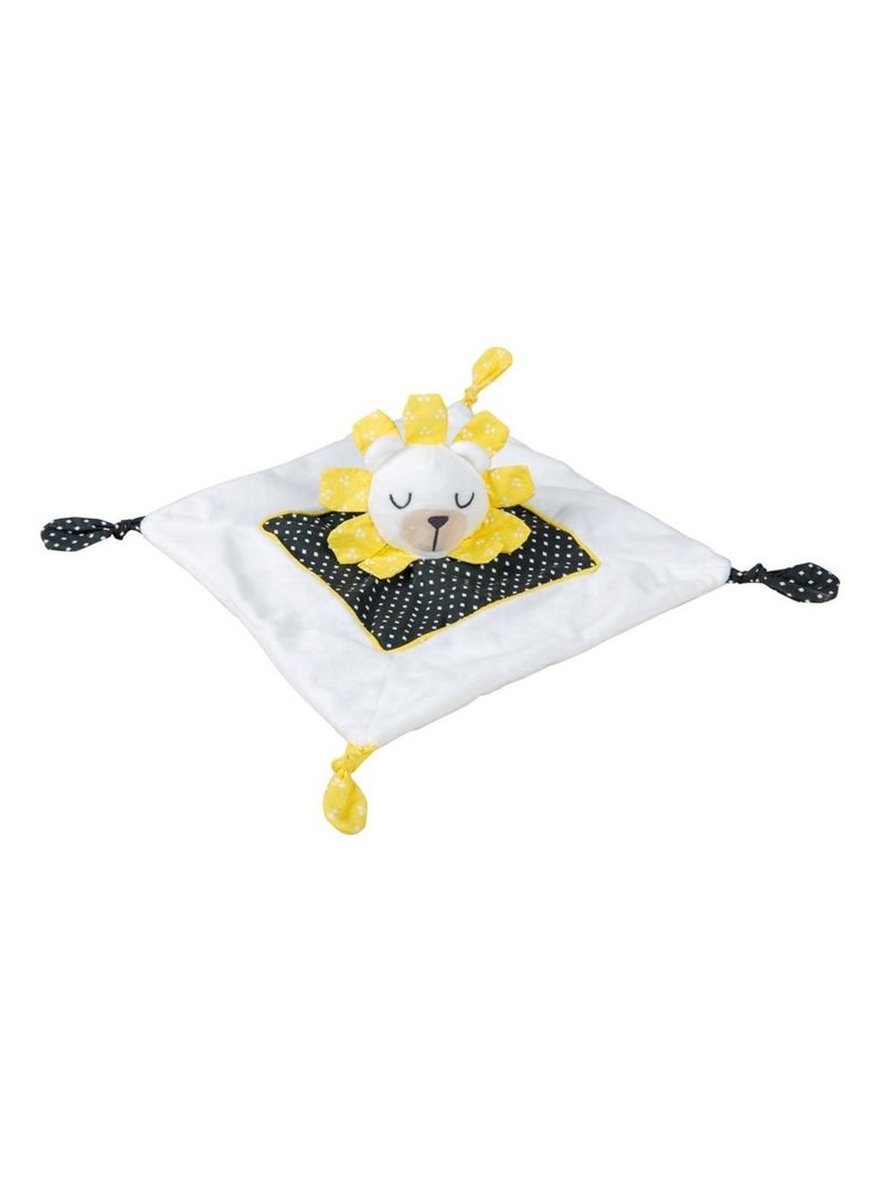 Doudou mouchoir en velours Blanc - Kiabi