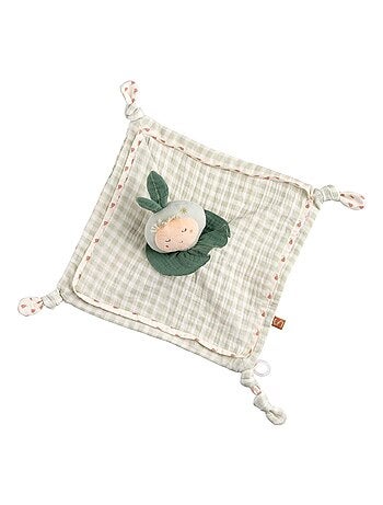 Doudou mouchoir jardinier en coton -