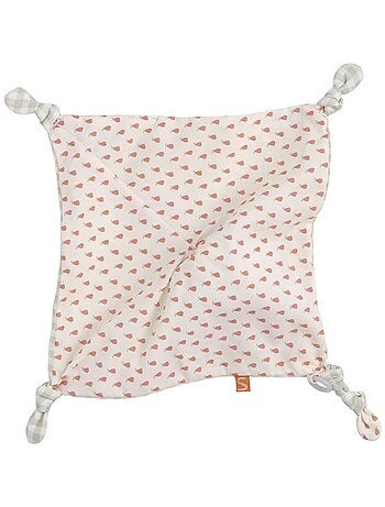 Doudou mouchoir jardinier en coton -