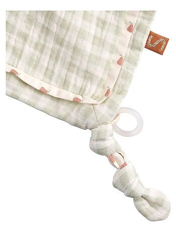 Doudou mouchoir jardinier en coton -