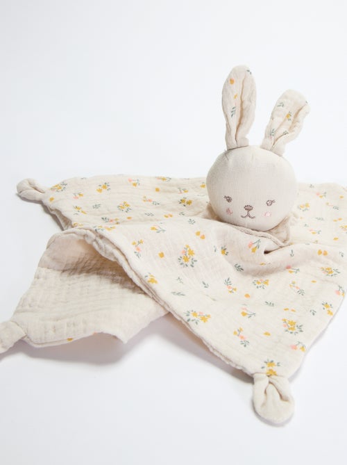Doudou mouchoir lapin - Kiabi