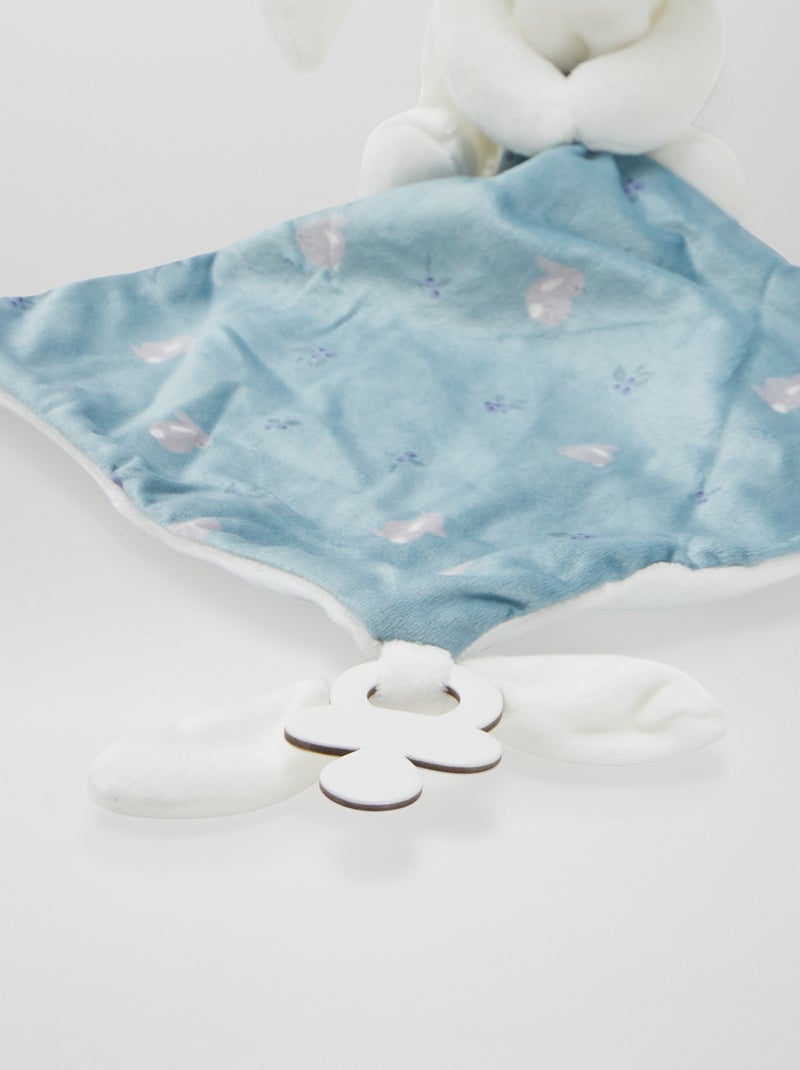 Doudou mouchoir 'lapin' BLANC - Kiabi