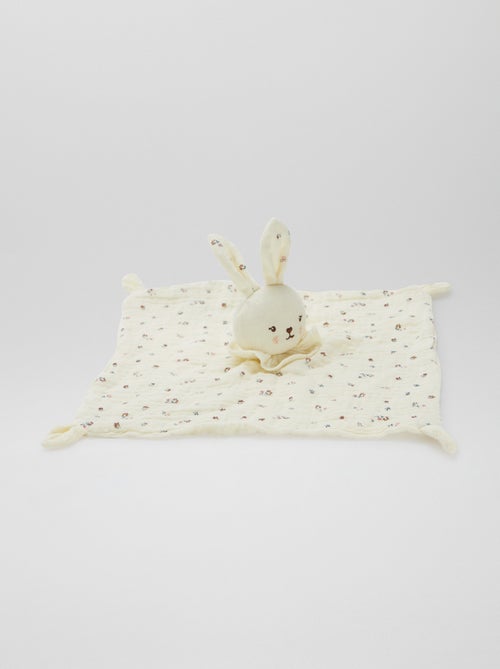 Doudou mouchoir lapin - Kiabi