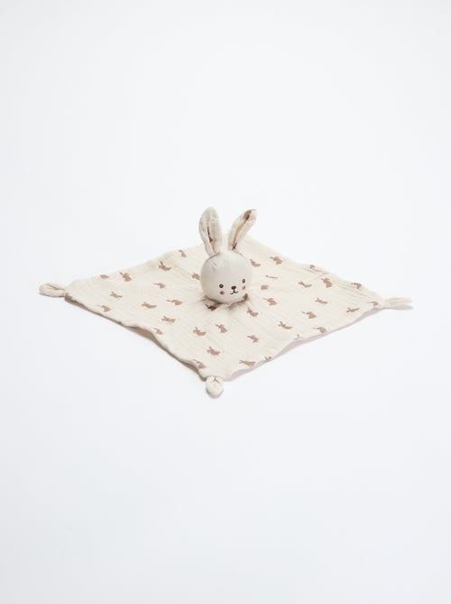 Doudou mouchoir lapin - Kiabi