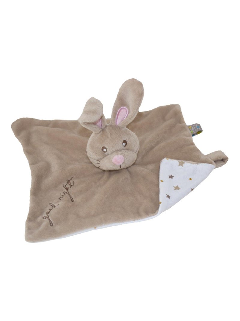 Doudou mouchoir lapin Les Chatounets Taupe - Kiabi