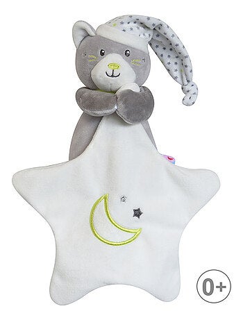DOUDOU MOUCHOIR MAGIDOUX CHAT VELOURS DOUX