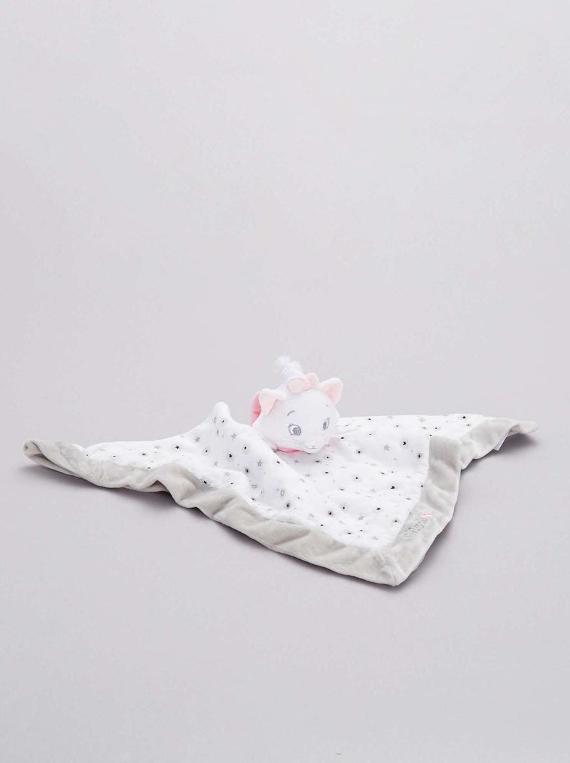 Doudou mouchoir 'Marie' rose/gris - Kiabi