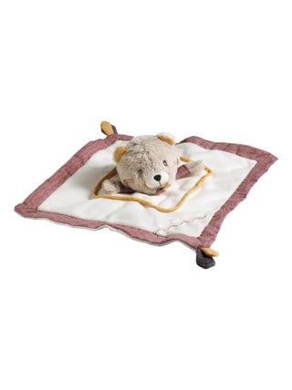 Doudou mouchoir Ours en velours -