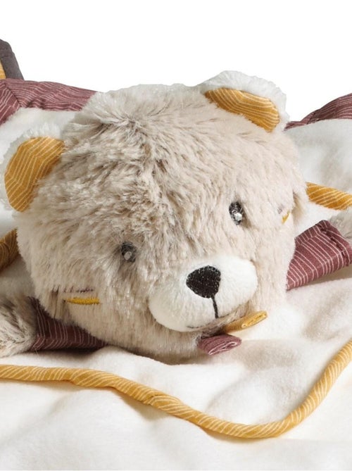 Doudou mouchoir Ours en velours - SAUTHON - Kiabi