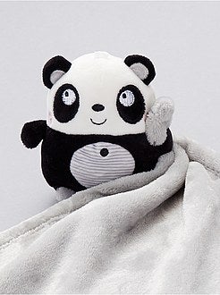 Doudou mouchoir 'panda' - Kiabi