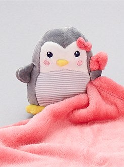 Doudou mouchoir 'pingouin' - Kiabi