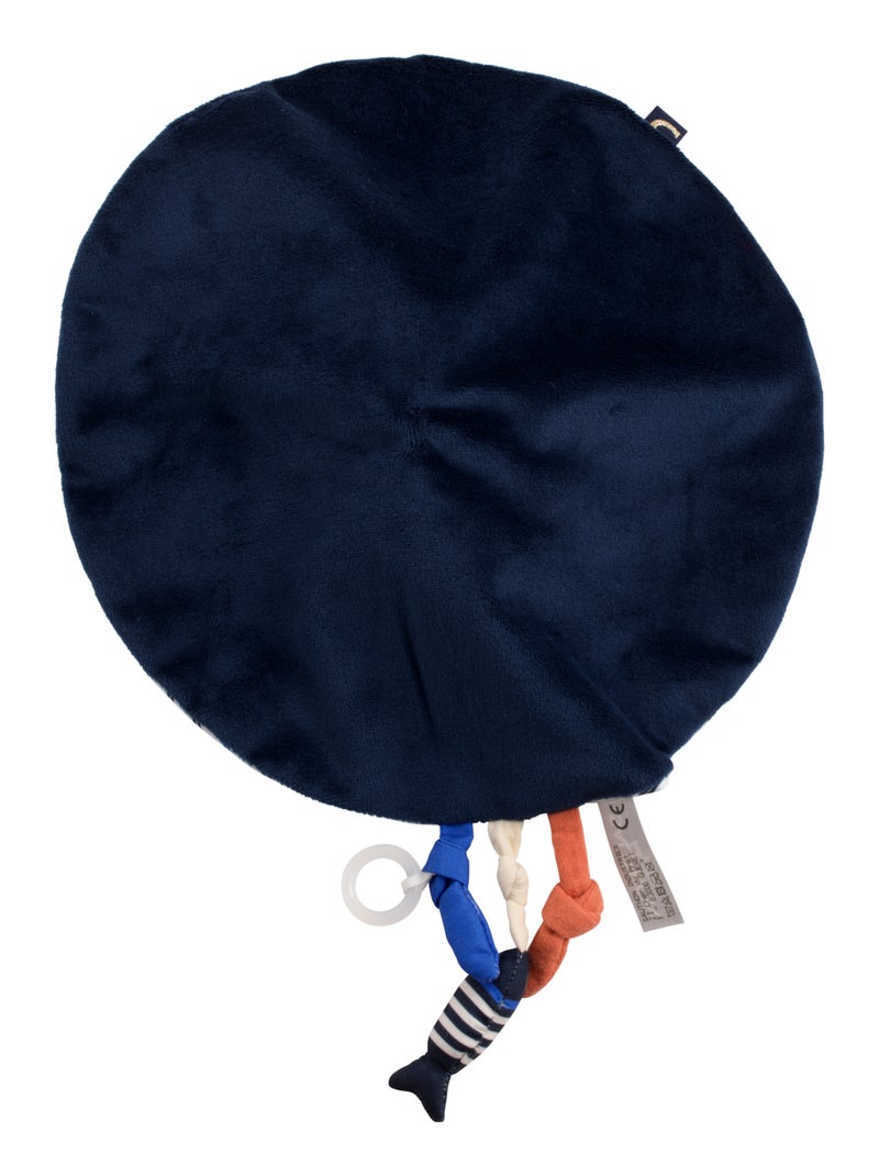 Doudou mouchoir pingouin velours - SAUTHON Bleu - Kiabi