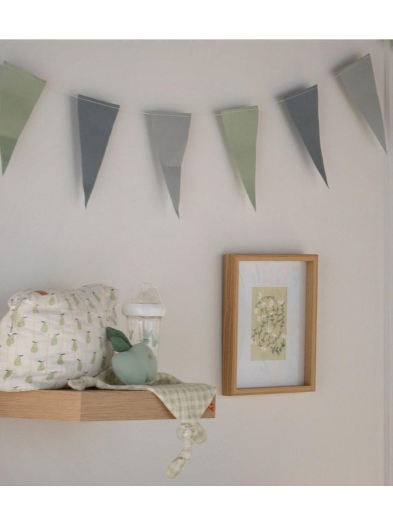 Doudou mouchoir pomme en coton - Vert - Kiabi