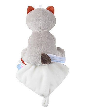 DOUDOU MOUCHOIR RATON LAVEUR VELOURS DOUX