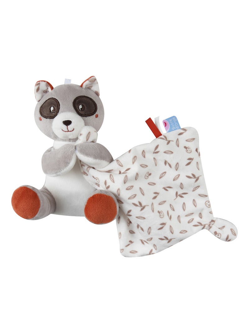 DOUDOU MOUCHOIR RATON LAVEUR VELOURS DOUX Beige - Kiabi