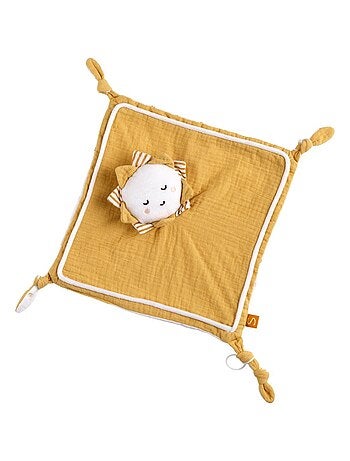 Doudou mouchoir soleil en coton -