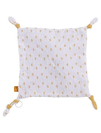 Doudou mouchoir soleil en coton - SAUTHON