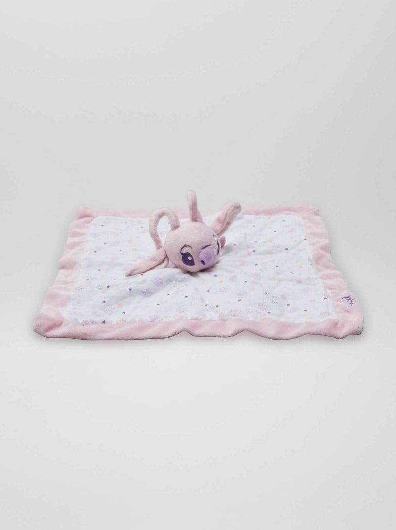 Doudou mouchoir 'Stitch Angel' Rose - Kiabi