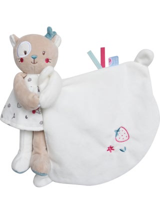 DOUDOU MOUCHOIR XL CHAT VELOURS DOUX