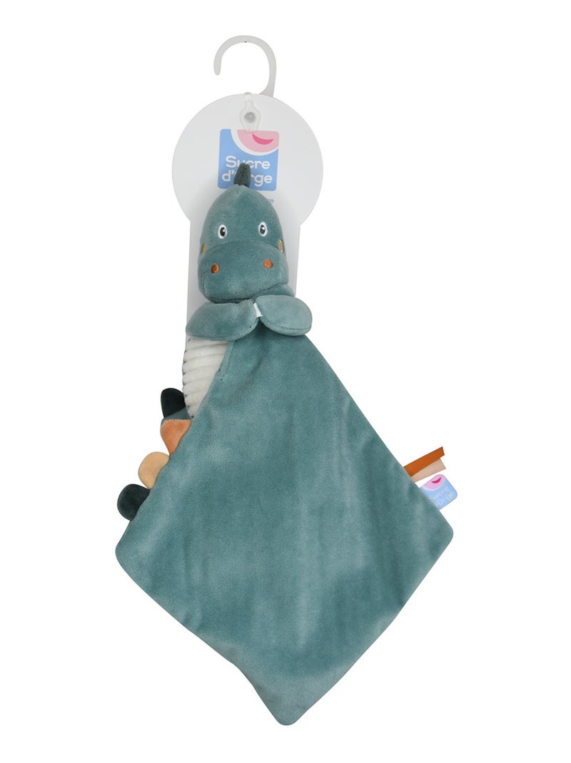 DOUDOU MOUCHOIR XL DINOSAURE VELOURS DOUX Vert - Kiabi