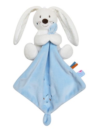 DOUDOU MOUCHOIR XL LAPIN VELOURS DOUX