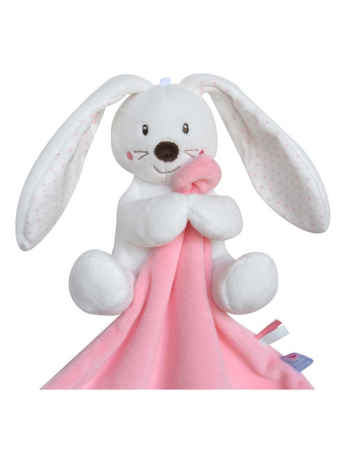 DOUDOU MOUCHOIR XL LAPIN VELOURS DOUX - Kiabi