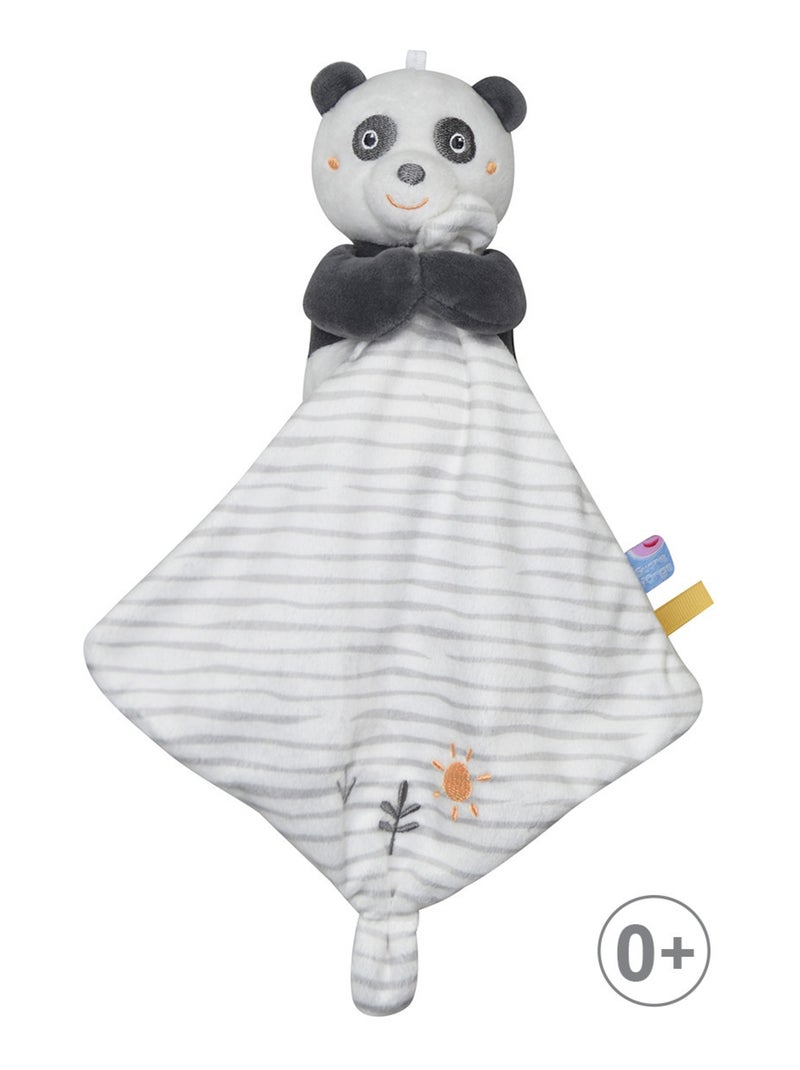 DOUDOU MOUCHOIR XL PANDA PEIO VELOURS DOUX Gris - Kiabi