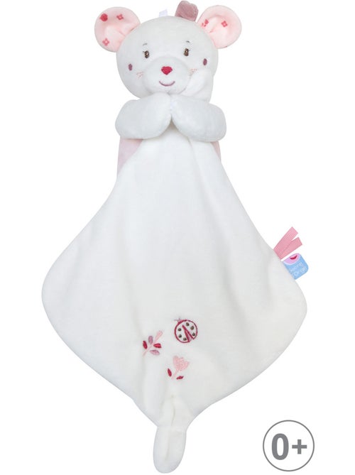 DOUDOU MOUCHOIR XL SOURIS ROSIA VELOURS DOUX - Kiabi