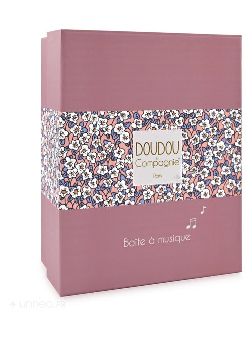 Doudou musique polyester collection BOH'AIME Lapin - Kiabi