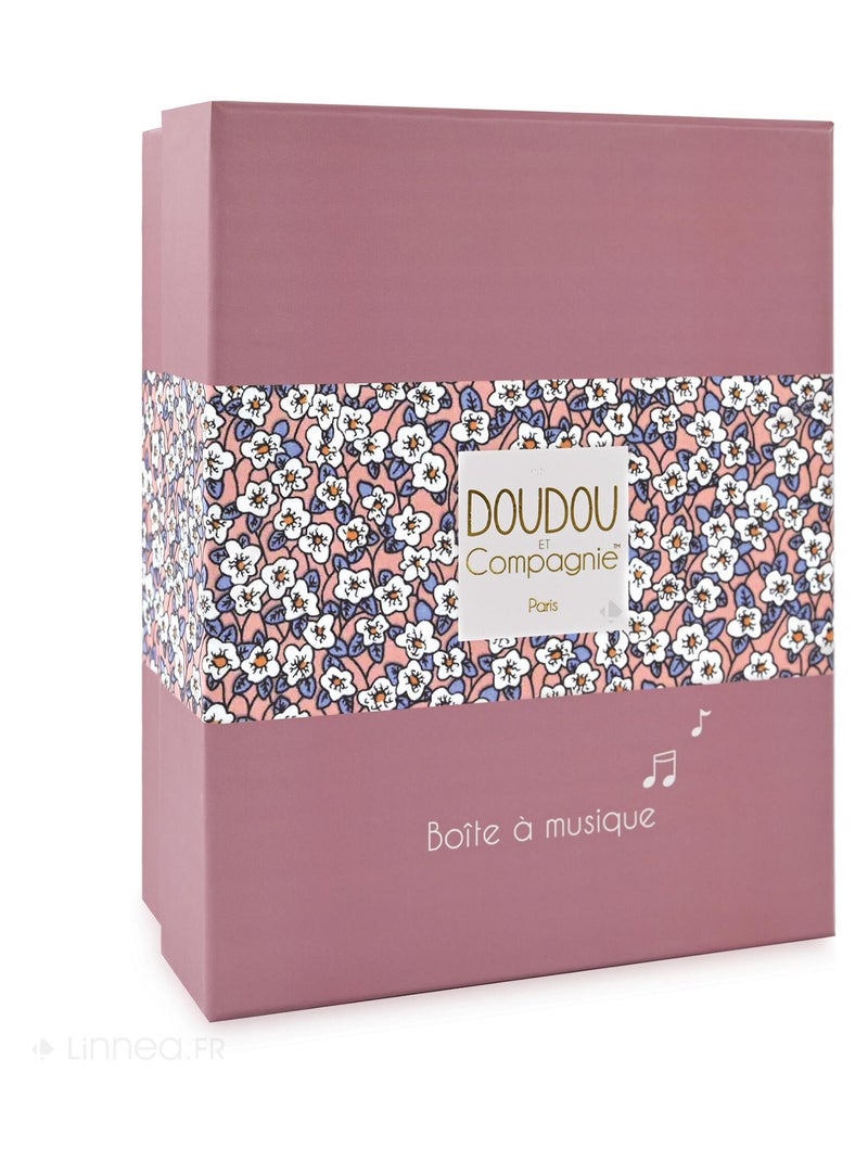 Doudou musique polyester collection BOH'AIME Lapin Multicolore - Kiabi